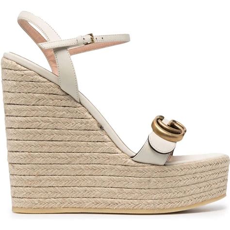 gucci sandali con tacco largo - bianco|Gucci Sandali .